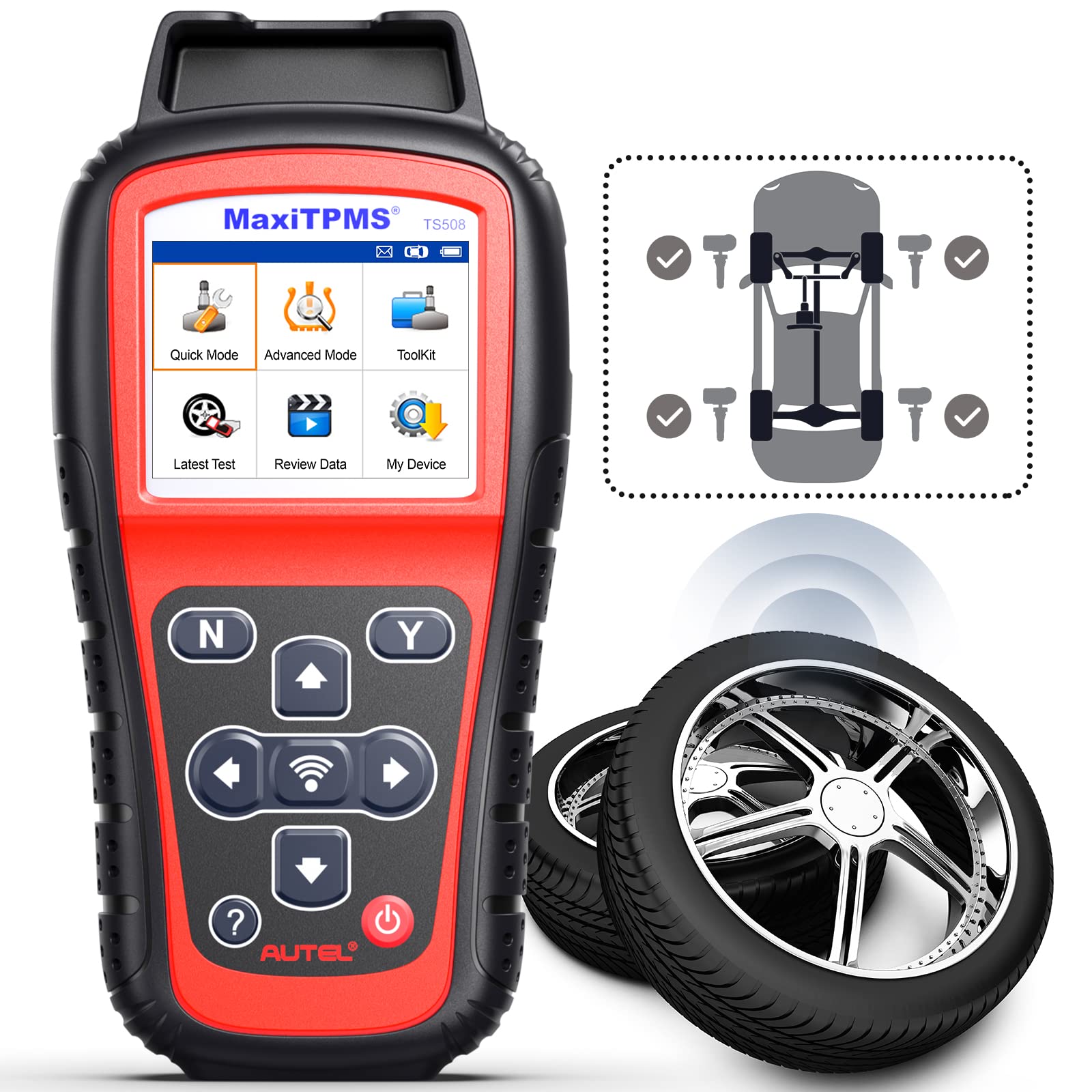 Autel MaxiTPMS TS508 TPMS Relearn Tool, 2022 TPMS ProgrammingTool, 4 Modes to Program MX-Sersors (31