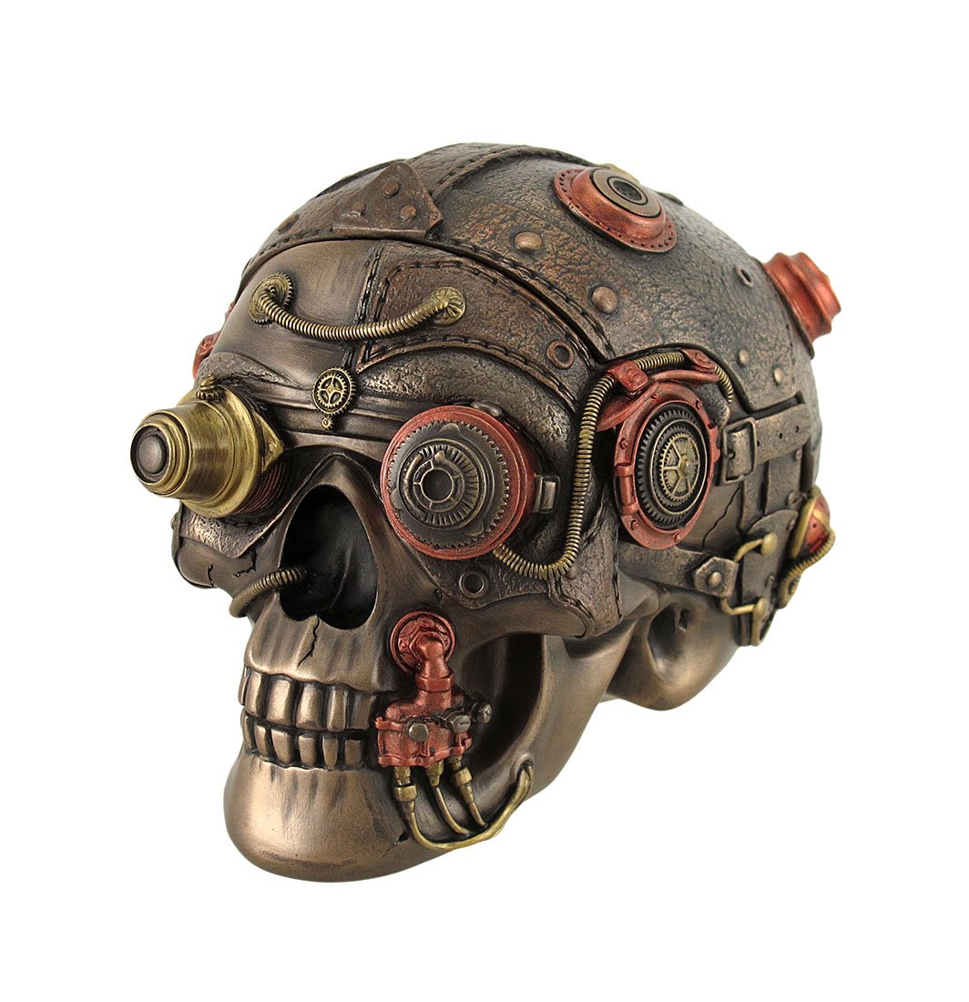 Amazon.com: Veronese Design Bronze Finish Leather Look Gearhead