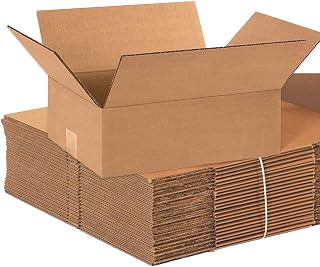 AVIDITI 12x9x4 Shipping Boxes 25-Pack - Durable Corrugated Cardboard for Moving, Mailing, Packing & Storage | Made in USA