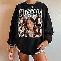 Vista 6 de NAZENTI Personaliza tus propias camisetas Bootleg Rap, personaliza tu texto vintage camiseta, camisetas gráficas personalizadas, regalo