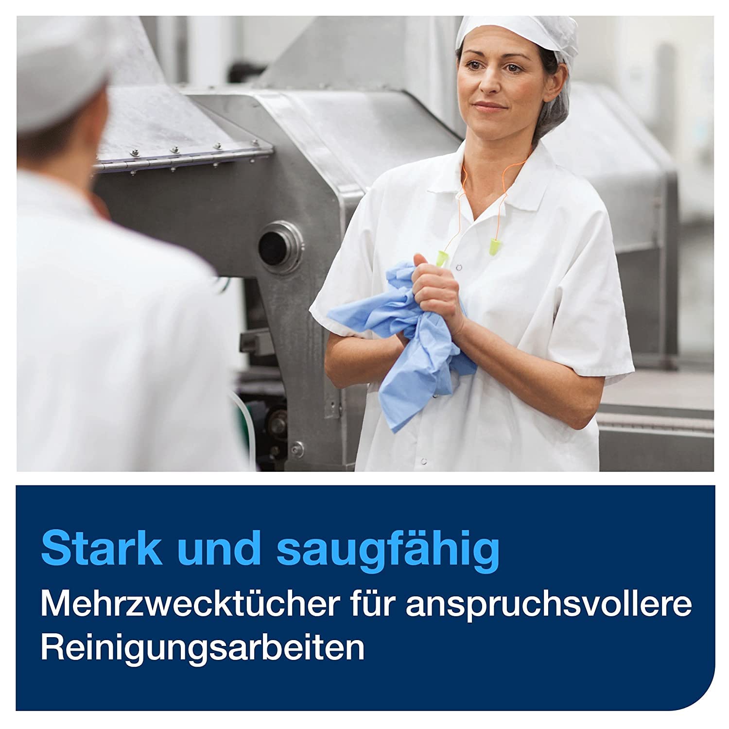 Tork Extra Starke Reinigungstücher Weiß W4, Mehrzweck, 1 × 105 Tücher, 530179