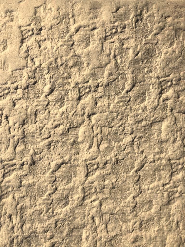 Strukturierte Walze für Zement, Mörtel und Monoschicht, Thematisierung Druckbeton Gestempelt (ROCA)