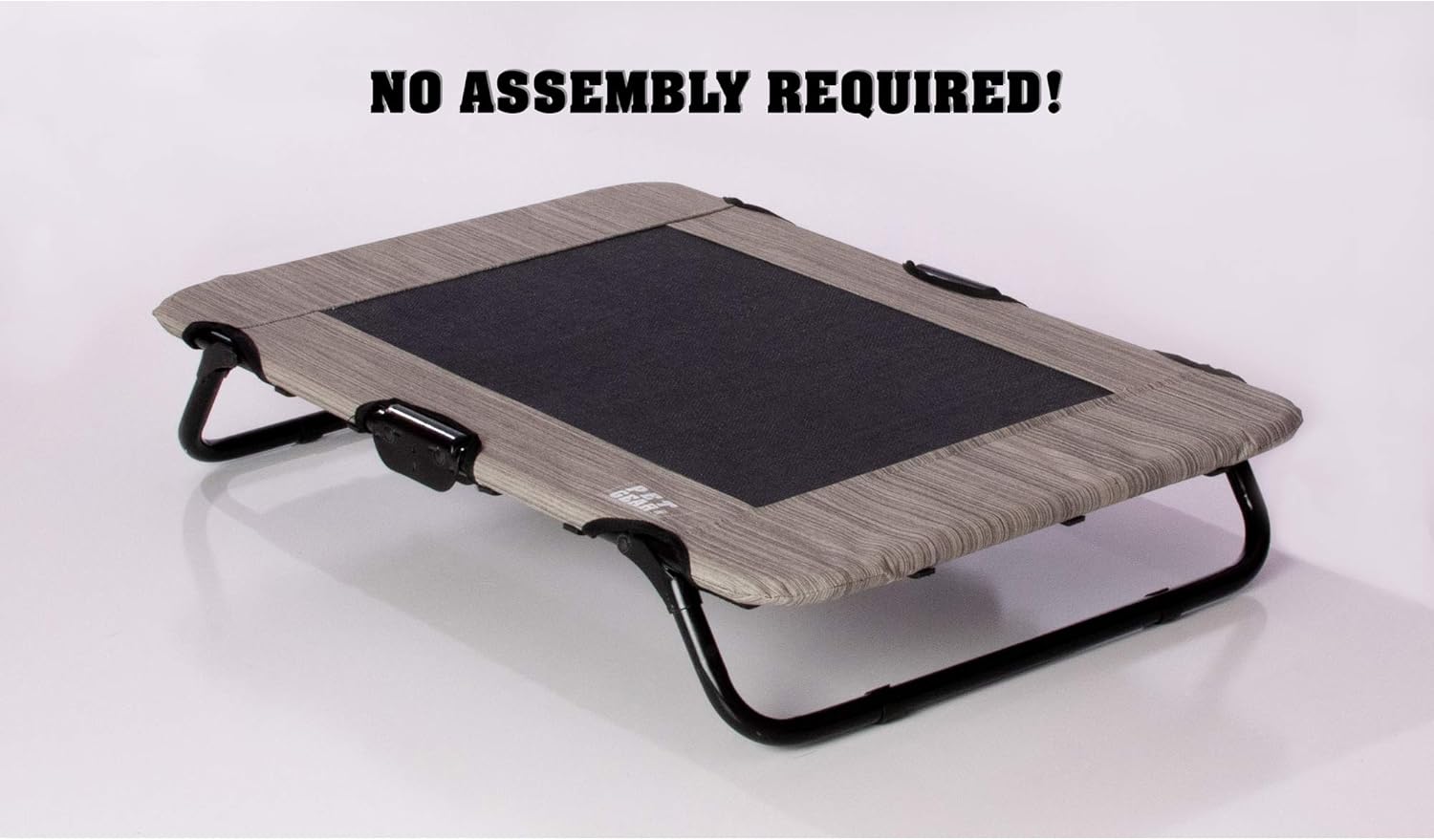 review Lifestyle Pet Cot Elevated Bed, No Assembly Required, Premium Tear Resistant Cooling Mesh, Indoor & Outdoor, Lightweight & Portable, 3 Models, 2 Colors