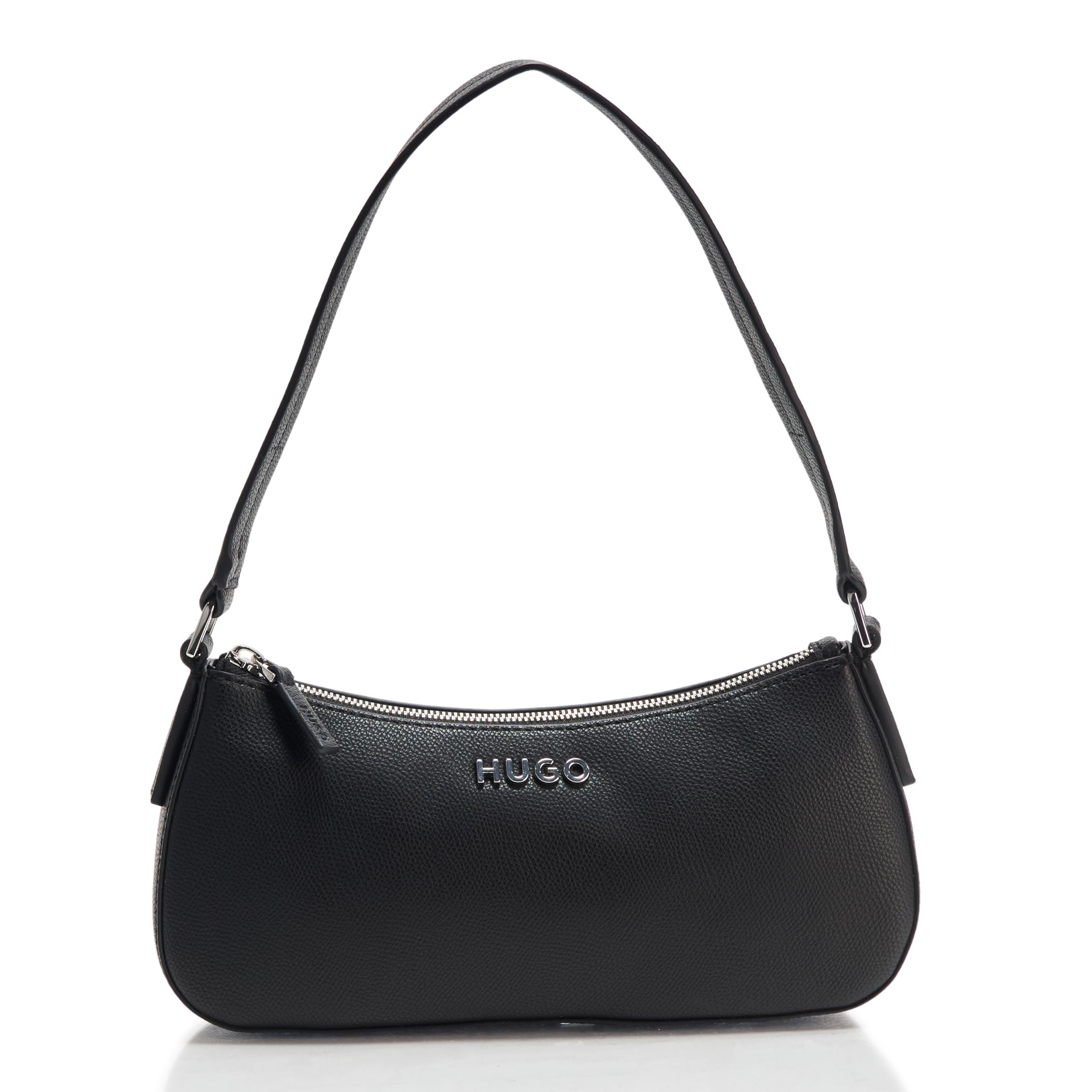 HUGO Women's Chris Small Hobo Handbag, Black Currant, S