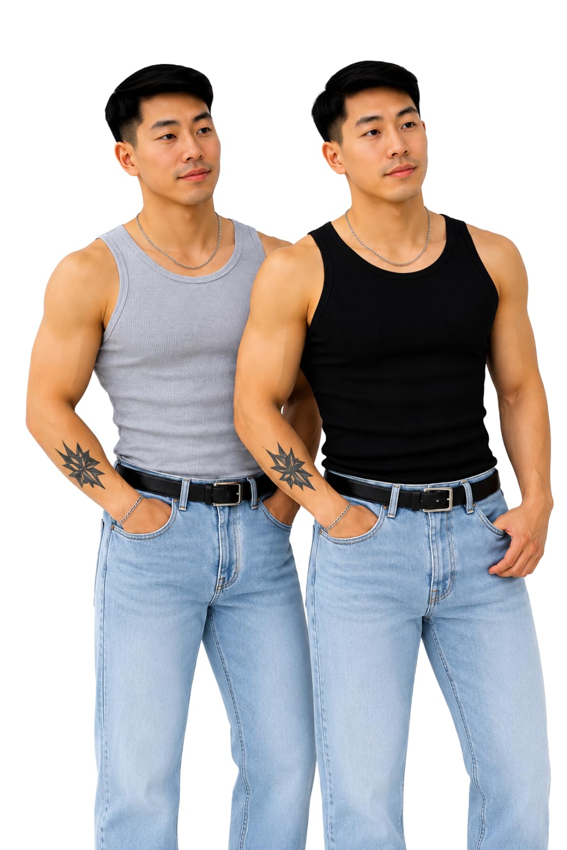 rockwell Men’s Premium Cotton Vest – Sleeveless Gym Undershirt | Breathable, Stretchable & Skin-Friendly Innerwear for Everyday Comfort | Pack of 2 | 381-picture-18