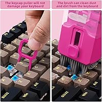 Vista 4 de Ordilend Kit de limpieza de teclado para laptop, accesorios de automóvil para interiores de mujeres, accesorios de escritorio, suministros