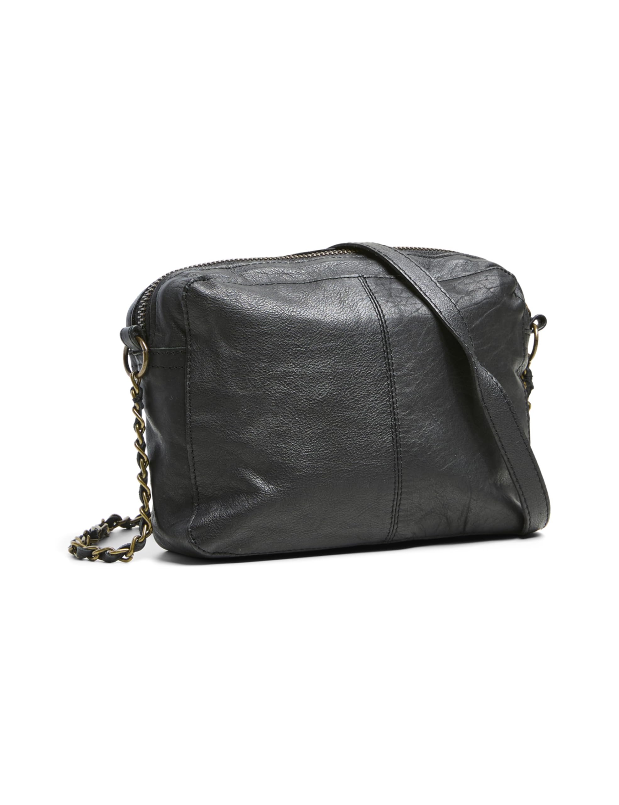 PIECES Pcnaina Leather Cross Over Noos - Bolsos bandolera Mujer