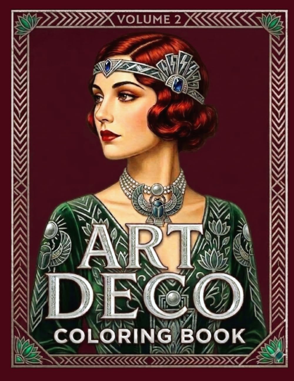 Art Deco II Coloring Book: Part Two: Stress-Relieving Designs Inspired by Vintage Glamour: Elegant Designs from a Golden Era