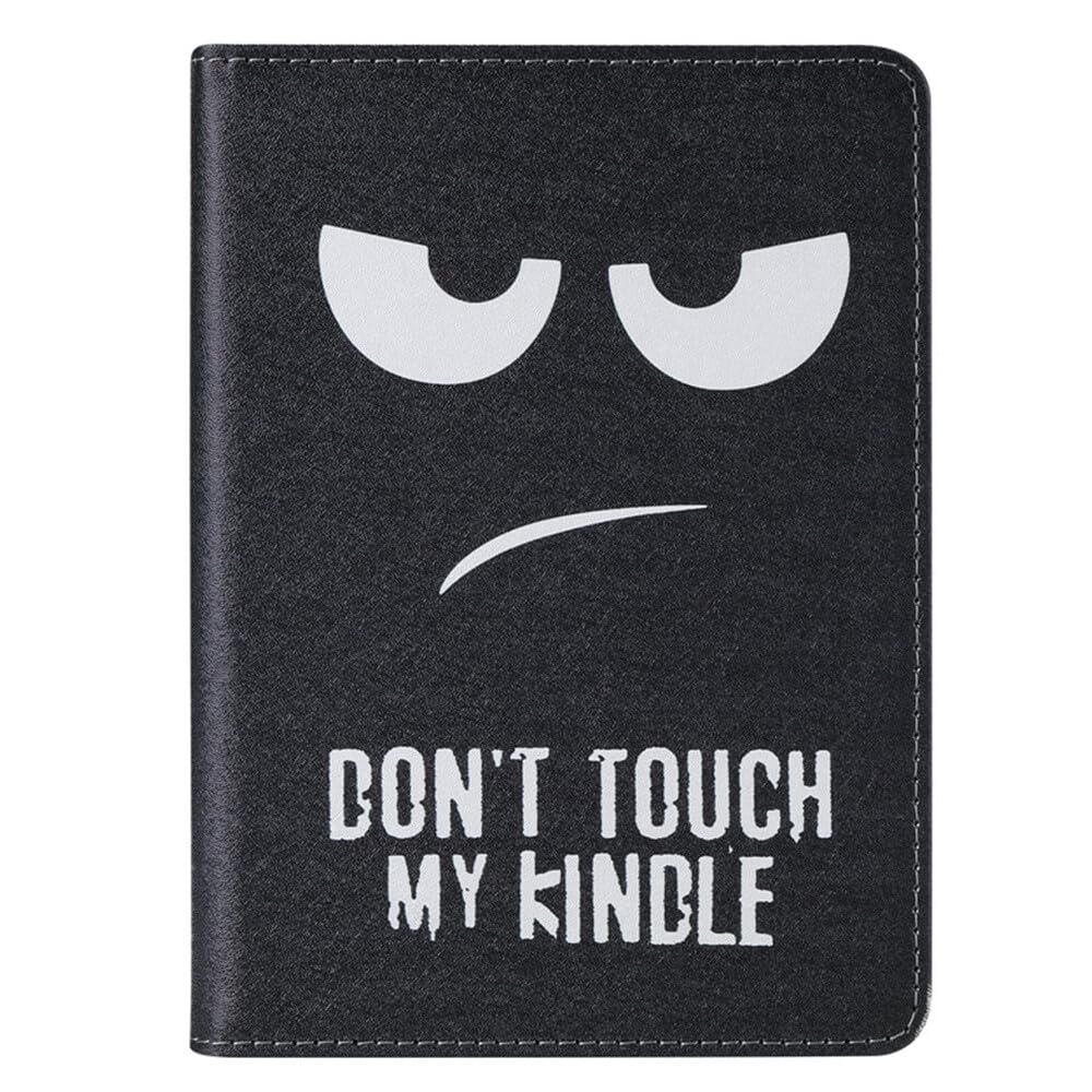 Compatible avec Kindle Colorsoft Signature Edition (1ère génération) 2024 (motif : Big Eyes) Étui à rabat en cuir