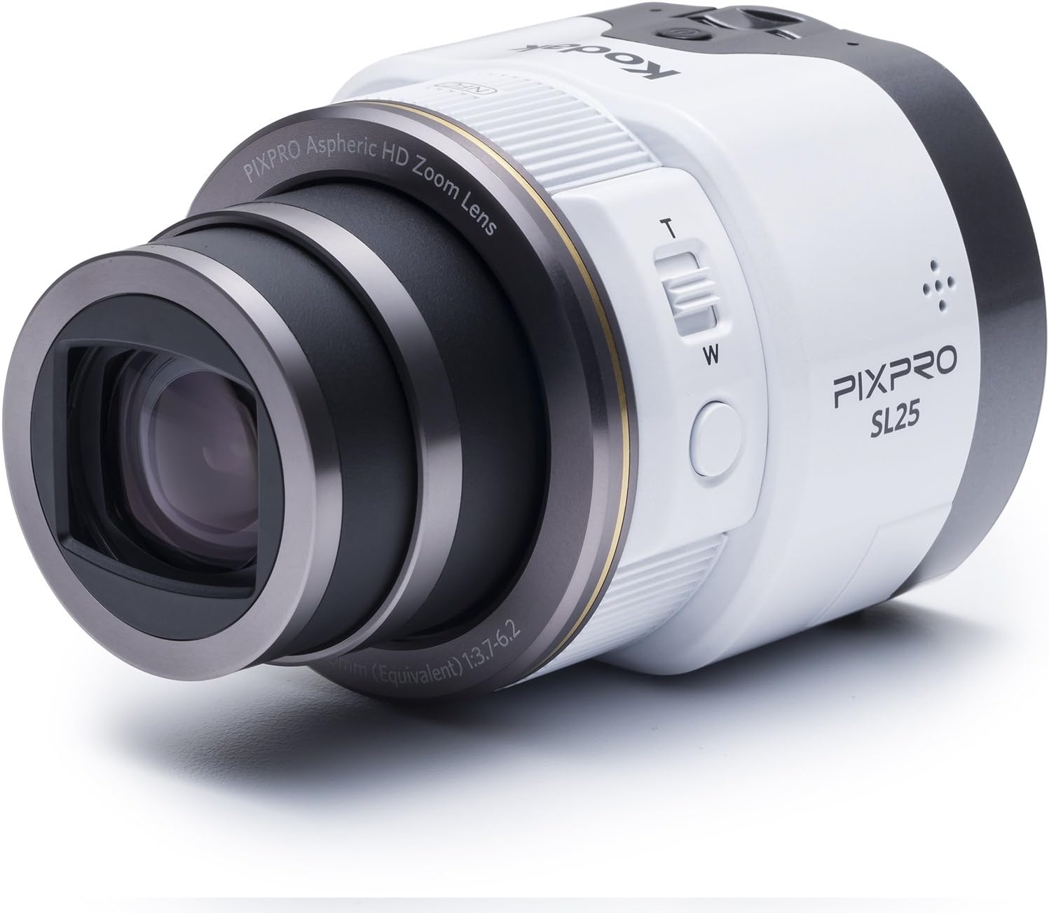 JK IMAGING LTD Kodak SL25 Pixpro Smart Lens Camera for Smartphone, 16MP, 25x Optical Zoom, Full HD 1080p, 24mm Wide Angle, Wirelessly/Control with Smart Devices, White
