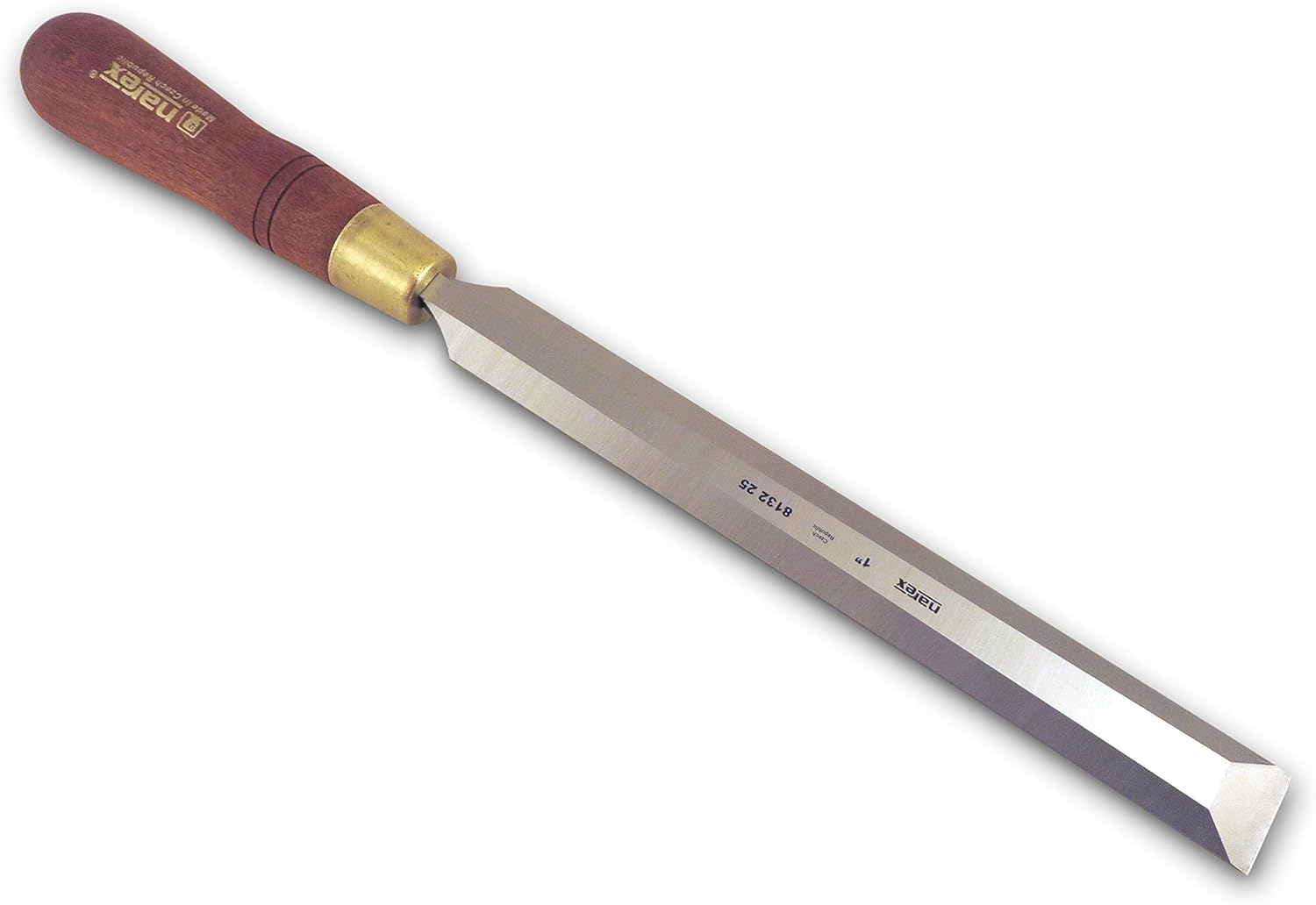 Narex Czech Steel Premium Woodworking Cabinetmakers Paring Chisel with European Hornbeam Handle Sizes 1/4" 1/2" 3/4" 1" 1 1/4" 813207-31 (1")