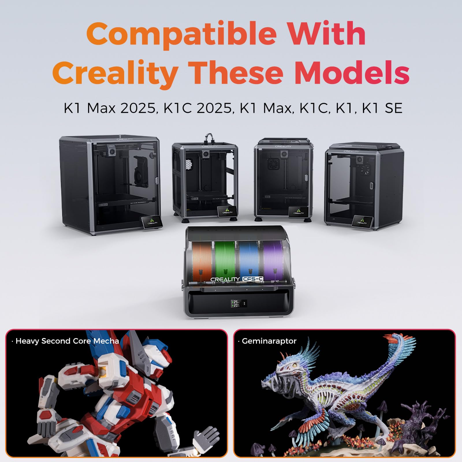 Amazon.co.jp: Creality CFS-C、マルチカラー3Dプリンターフィラメント