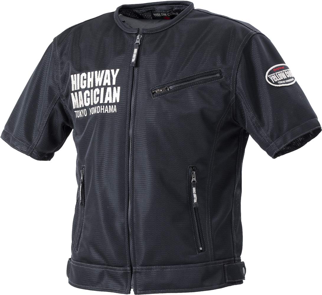 YELLOW CORN YMT-001 バイクジャケット 正規品】5点パッド付イエローコーン メッシュTシャツジャケット
