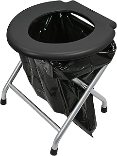 24ocean Mobile Klapptoilette Metallgestell WC Klo Camping