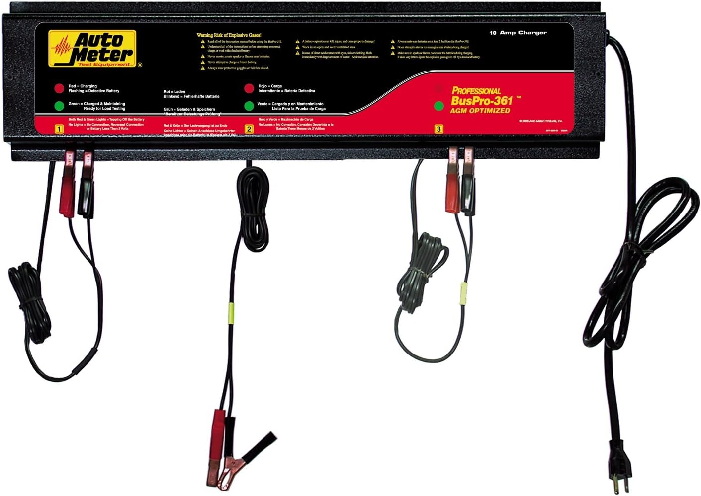 Auto Meter (BUSPRO-361) AGM Optimized Smart Battery Charger