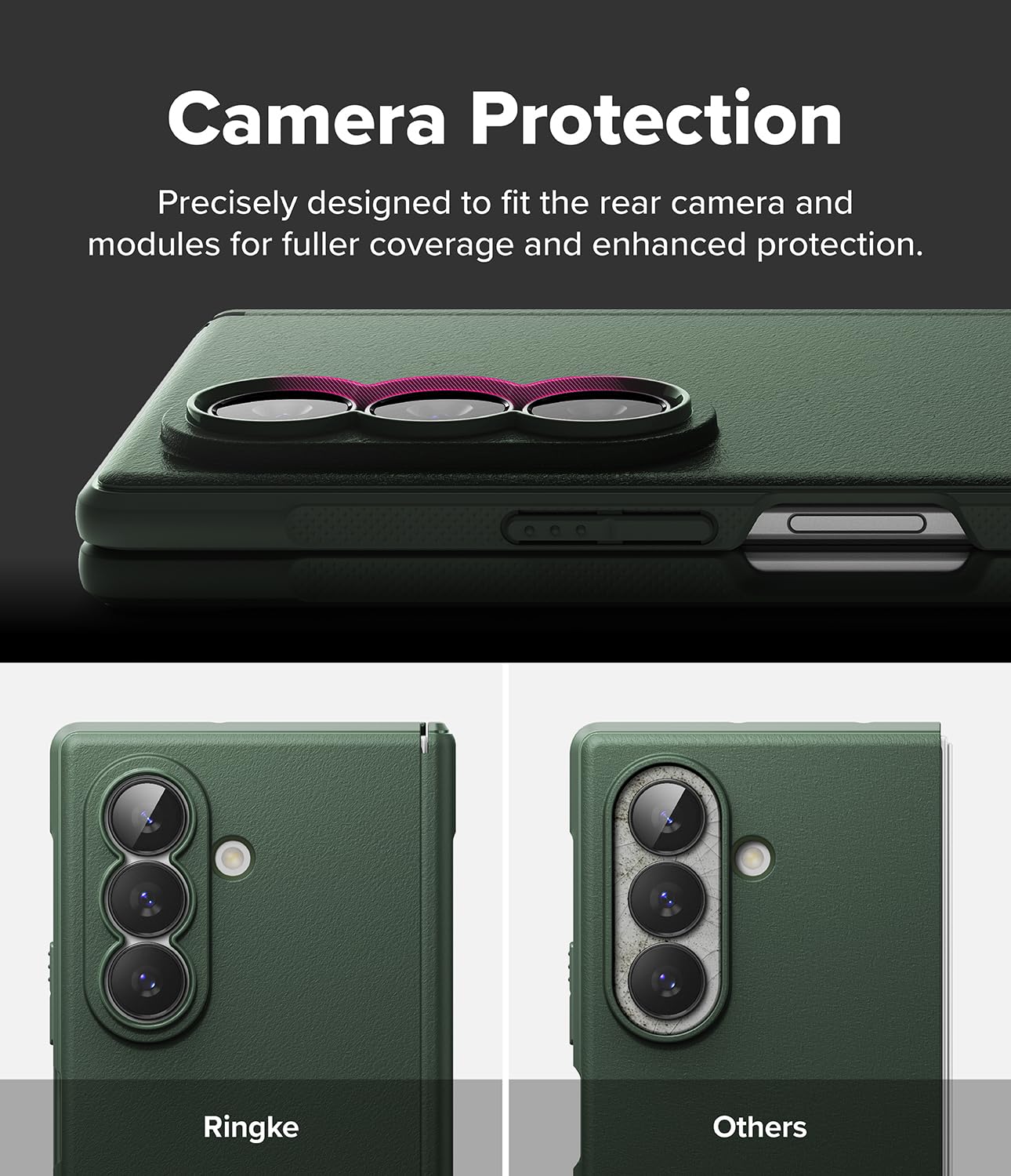 Ringke Funda y Protector Pantalla para Galaxy Z Fold 8 Ultra