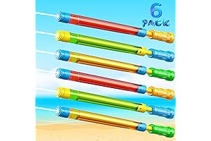 Water Gun | 6-Pack | 16.5-Inch Super Water Soaker Blaster for Kids...