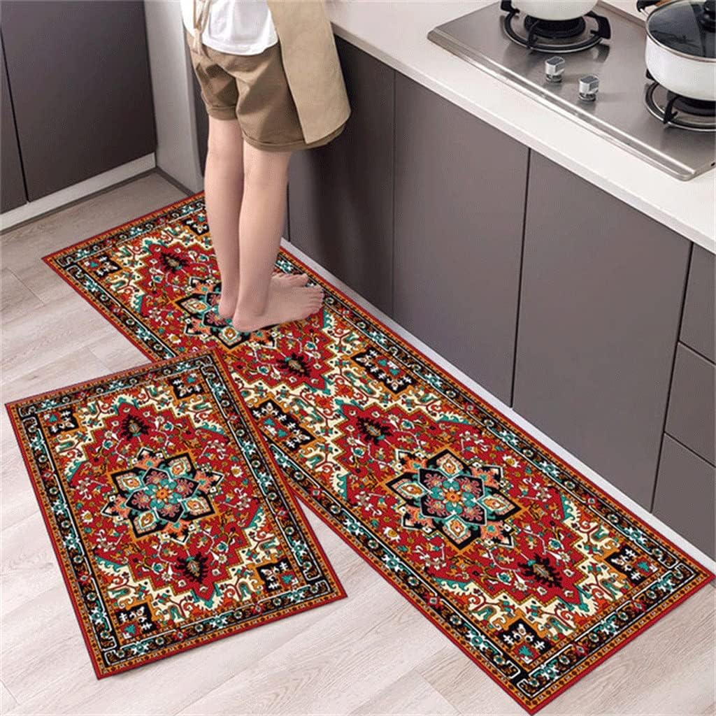 Thick Bohemian Carpets Decor for Kitchen Mat for Kitchens Rug Bath Bedroom Doormat Long Hall