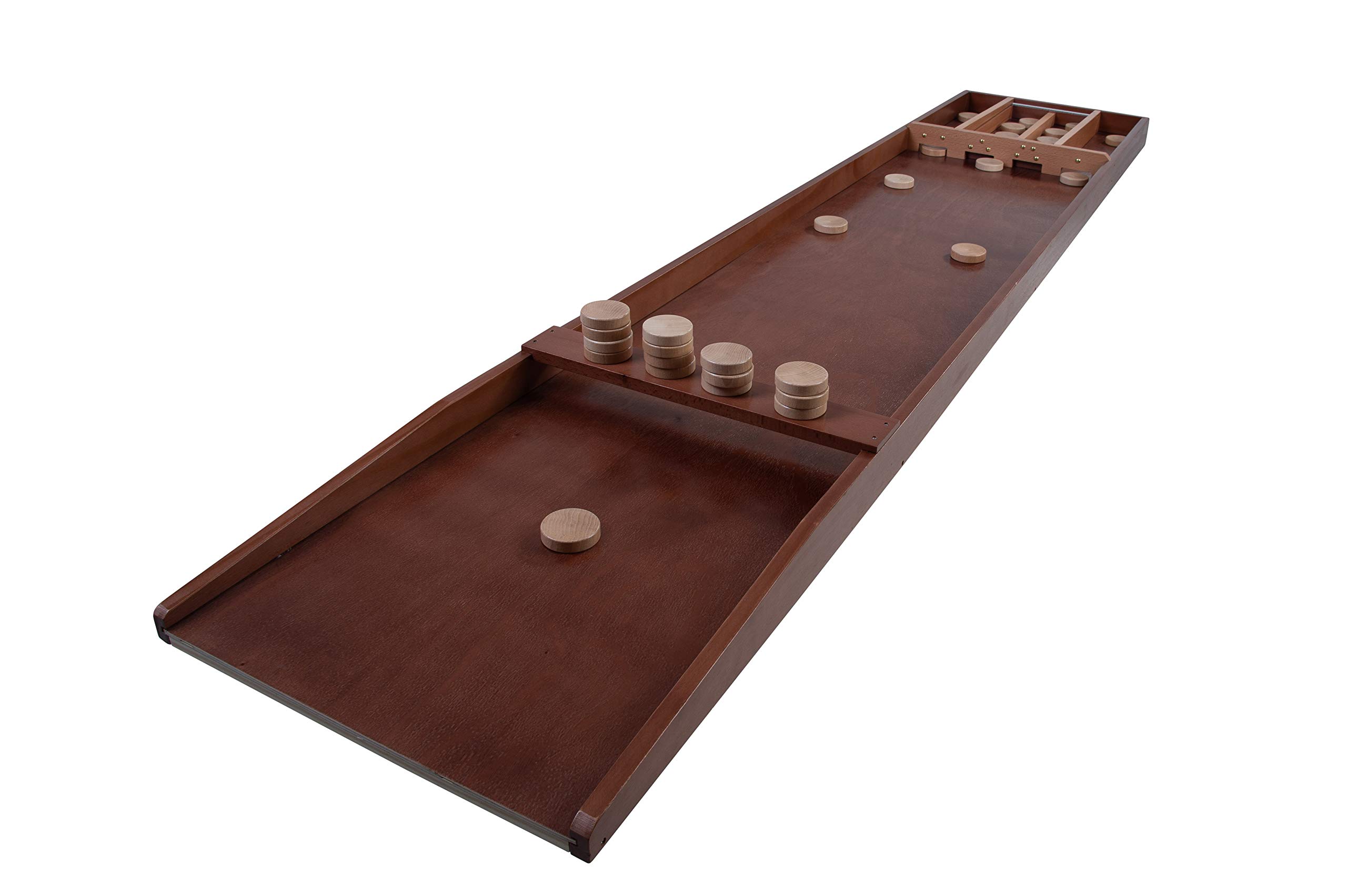 Engelhart -Billard hollandais - Jeu de palets en Bois de hêtre de Luxe - 30 palets - 200 cm x 41 cm x 7 cm