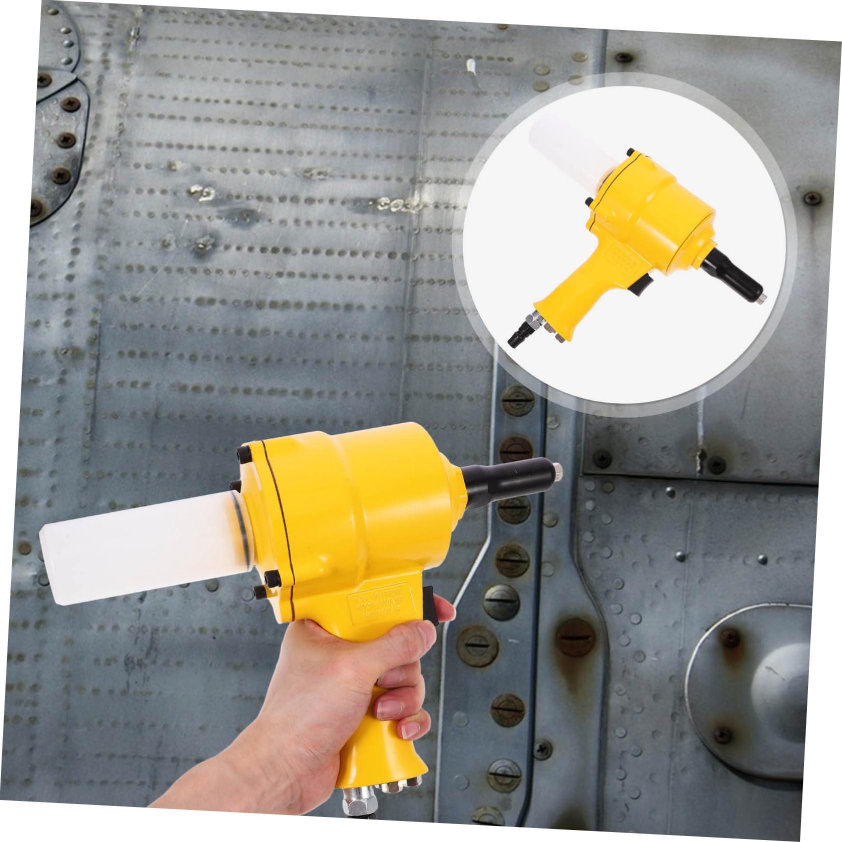 Cabilock Remachadora Inserción Rápida Industrial Neumática de Dos Garras de Tuercas Diseño Ligero en Aleación de Aluminio y Plástico