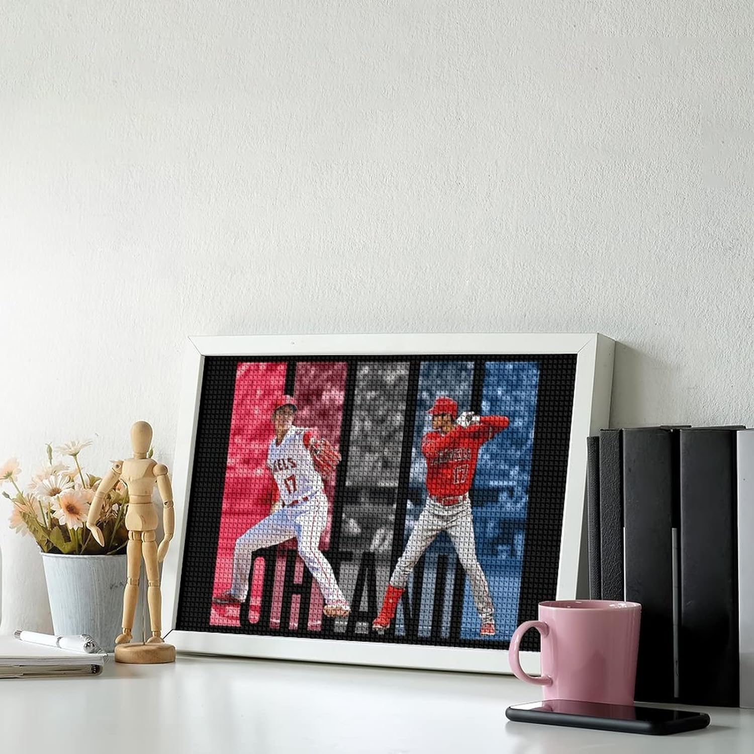 Amazon.co.jp: 大谷翔平 ダイヤモンド画 5Dアート モザイクアート DIY