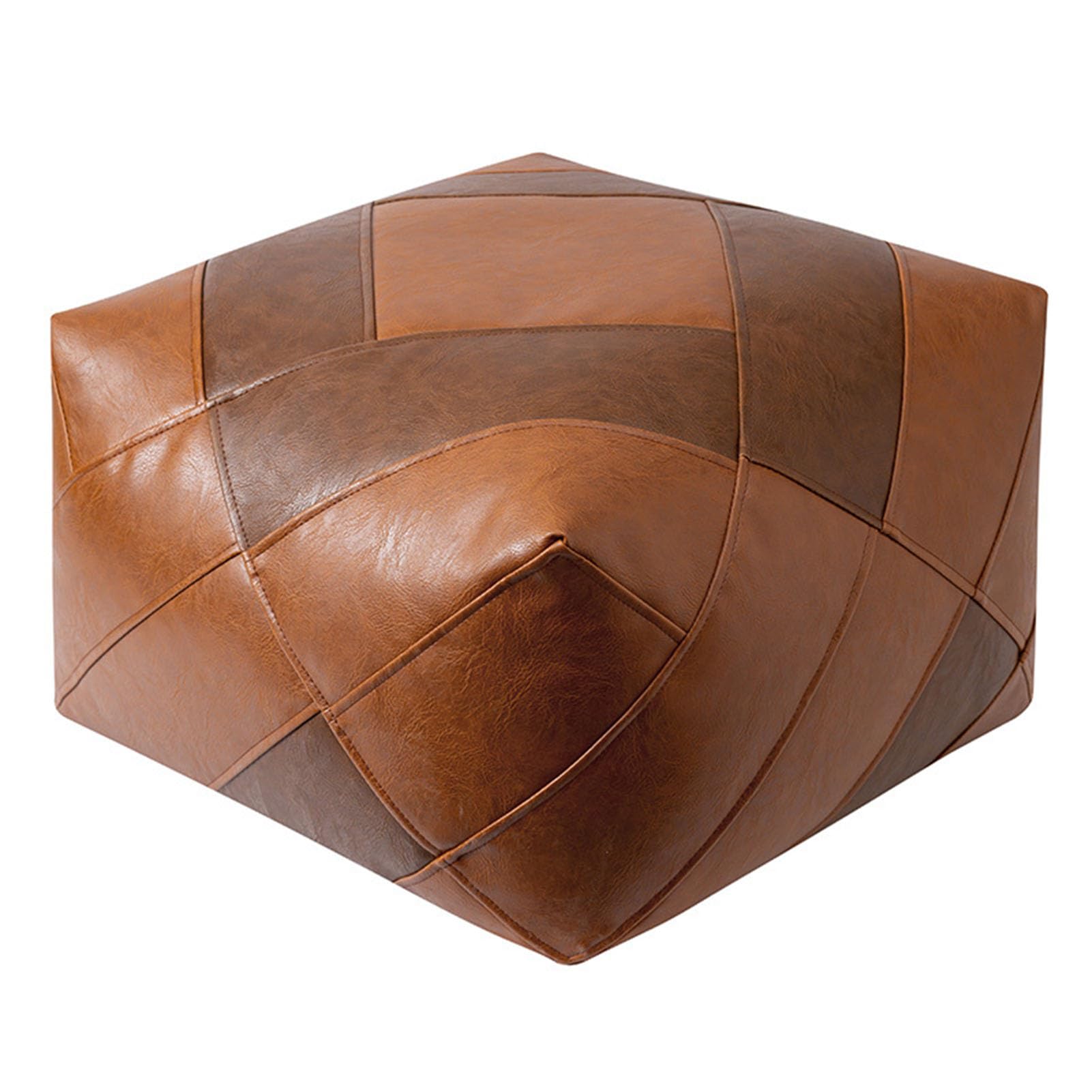 Pouf de sol ottoman en similicuir pour la décoration du salon moderne