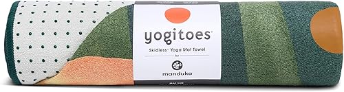 Miniatura 2 de manduka Yogitoes - Toalla unisex para esterilla de yoga, almohadillas de lirio, estándar