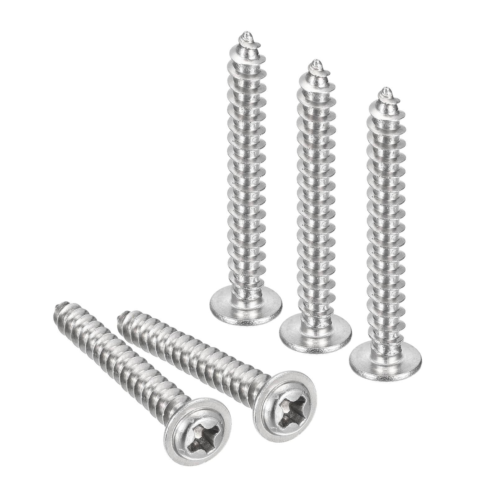 TA-VIGOR M4 Self Tapping Screws for Wood, 30mm Modified Truss Head Screws