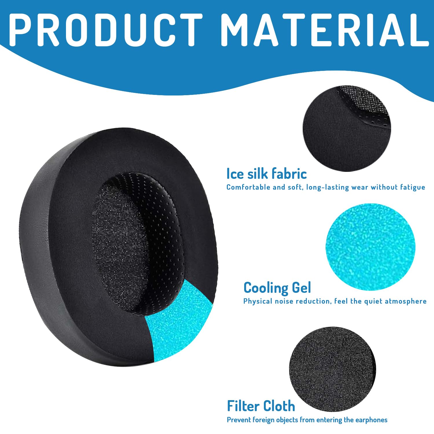 Coussinets D'oreille En Maille D'origine Pour Turtle Beach Recon 50 60P 320 XO7 Seven Stealth 500P 450, Couvre-oreilles De Remplacement Pour écouteurs  44