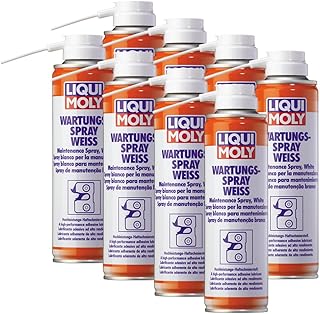 8 x Liqui Moly 3075 de mantenimiento spray color blanco Universal Lubricante 250 ml