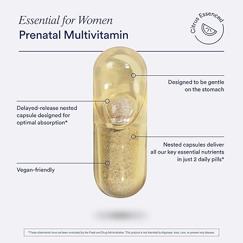 Miniatura 6 de Ritual Suplementos multivitamínicos prenatales y dúo intestinal con vitaminas prenatales y simbióticos+ probiótico 3 en 1, prebiótico, posbiótico,