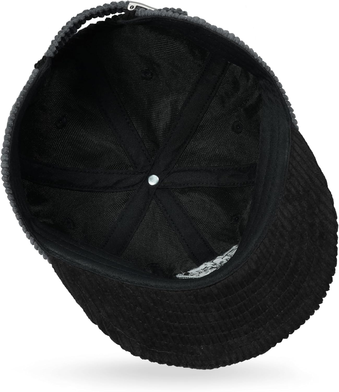 Clakllie Vintage Short Brim Hats for Men Stylish 6 Panel Corduroy Hat Baseball Cap Unstructured Dad Snapback Hat Hip Hop Cap - Image 8