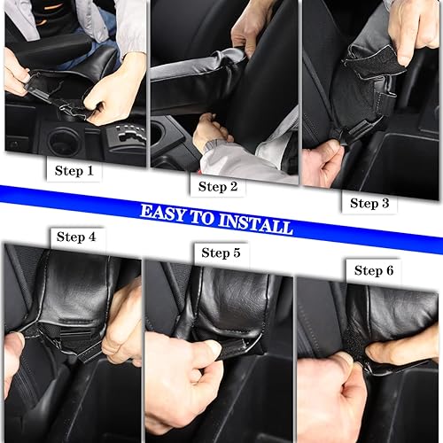 Miniatura 6 de Funda para reposabrazos de conductor Toyota FJ Cruiser 2007-2021, funda para reposabrazos lateral izquierdo, accesorios de protección, 1 unidad