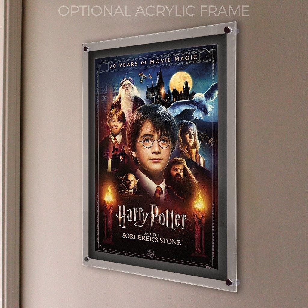 MIGHTYPRINT Harry Potter and the Sorcerer's Stone 20th Anniversary – Durable 17” x 24 Wall Art – NOT Made of Paper – Officially Licensed Collectible MP17240699