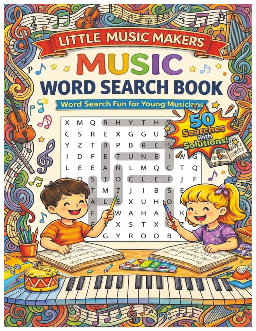 Little Music Makers Music Word Search: Word Search Fun For Young Beginners