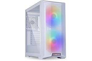 LANCOOL 215: A Snow White Haven for Your Gaming PC