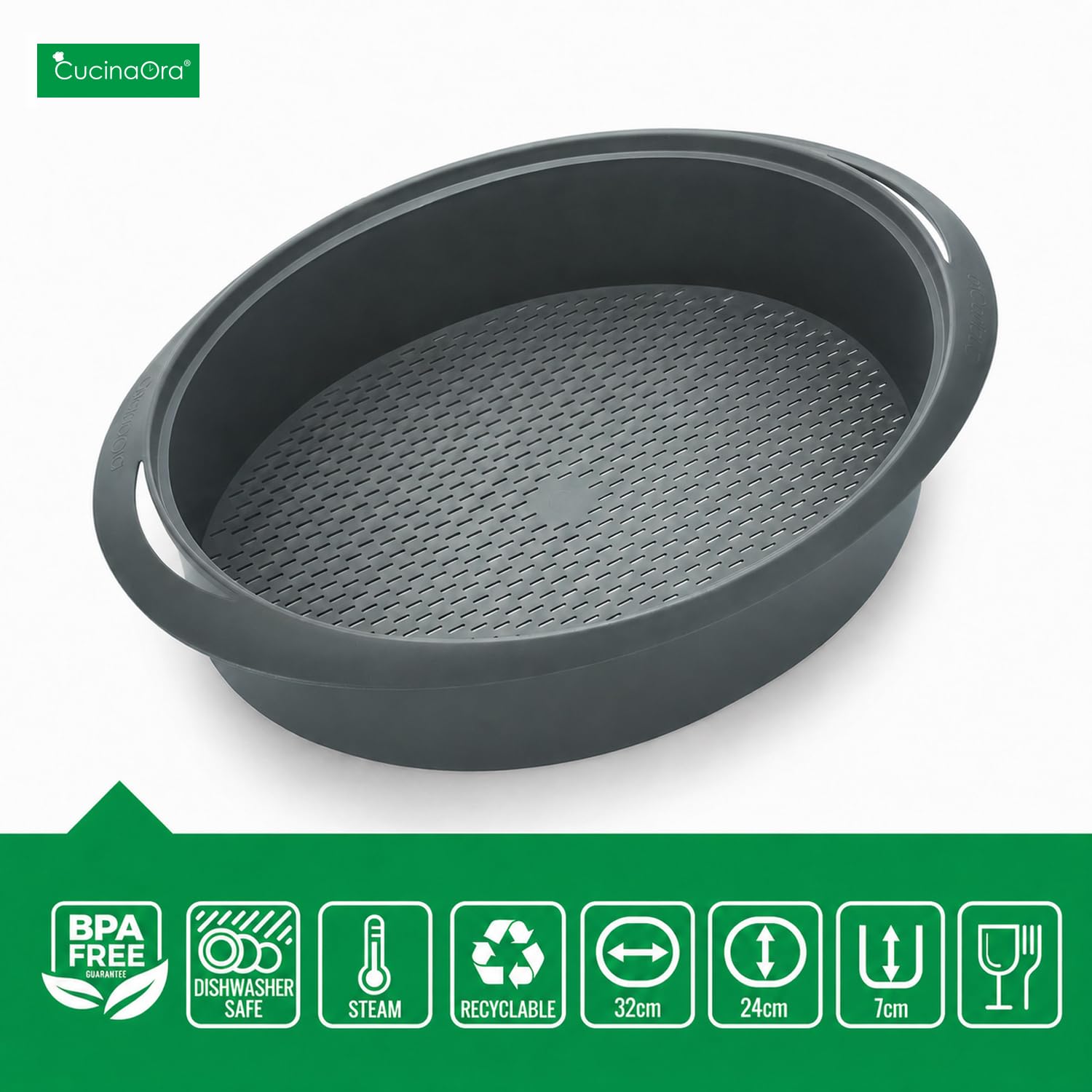 Insert Varoma pour Thermomix TM6/TM5/TM31, accessoire Thermomix sans BPA | Accessoire de cuisson à la vapeur pour augmenter la surface de cuisson, compatible avec le lave-vaisselle, fabriqué dans l’UE