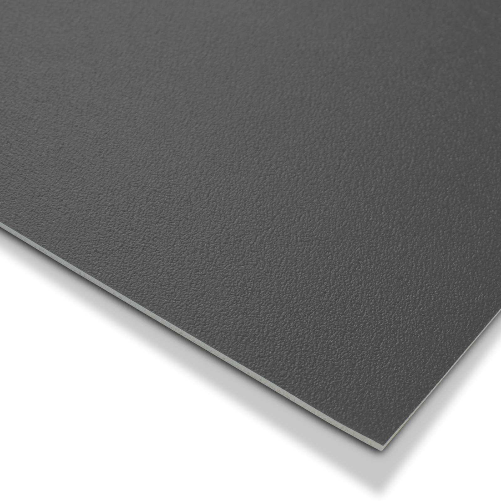 Piso de vinilo CV Expotop de colores lisos, suelo de PVC antideslizante resistente a la abrasión, muchos colores (200 x 700 cm, antracita)