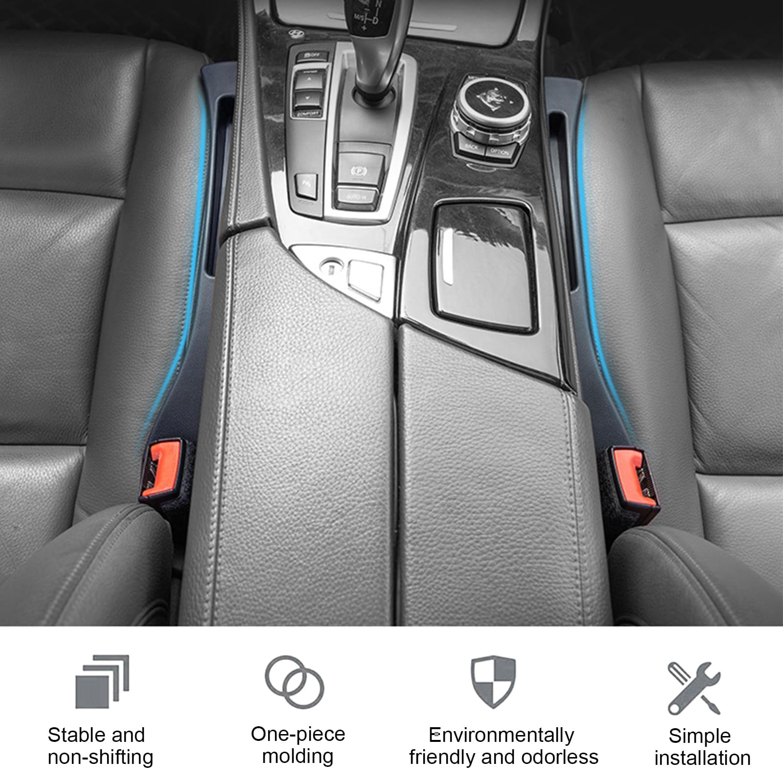 Riempitivo Sedili Auto Per BMW 1/2/3 Series | 2 Pezzi Anti-Perdita Per Spazio Sedile - Foto 2