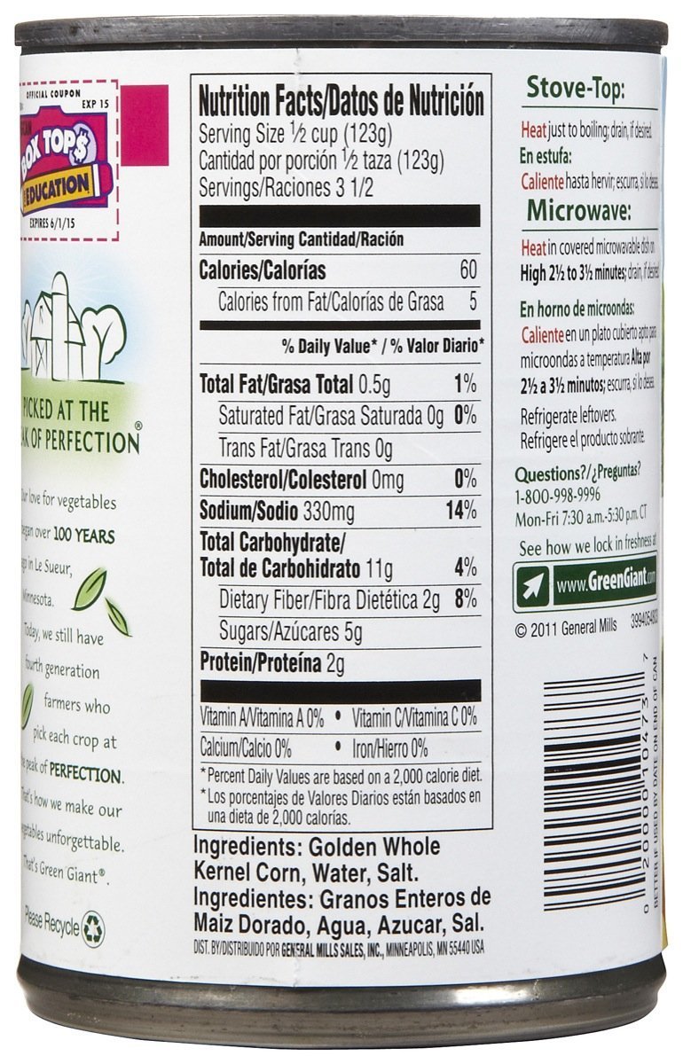 Green Giant Sweet Corn - Whole Kernel - 15 oz