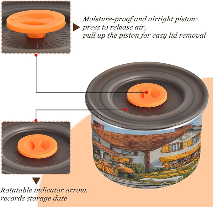 ALAZA Dispensador de Alimentos 30 oz Acero Inoxidable Hermético miniatura 5