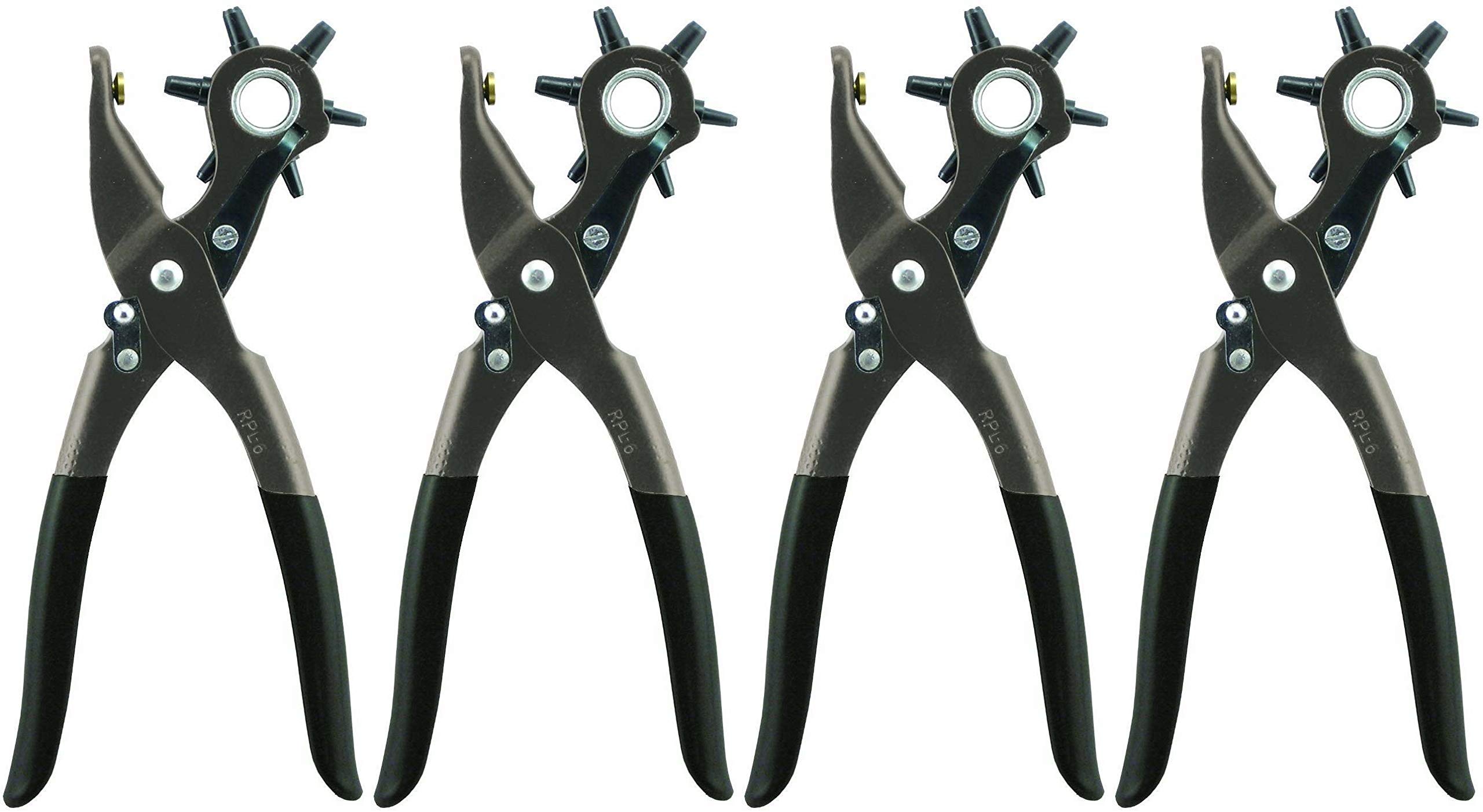 General Tools Alicates perforadores giratorios de 21,6 cm, mango de acero plateado