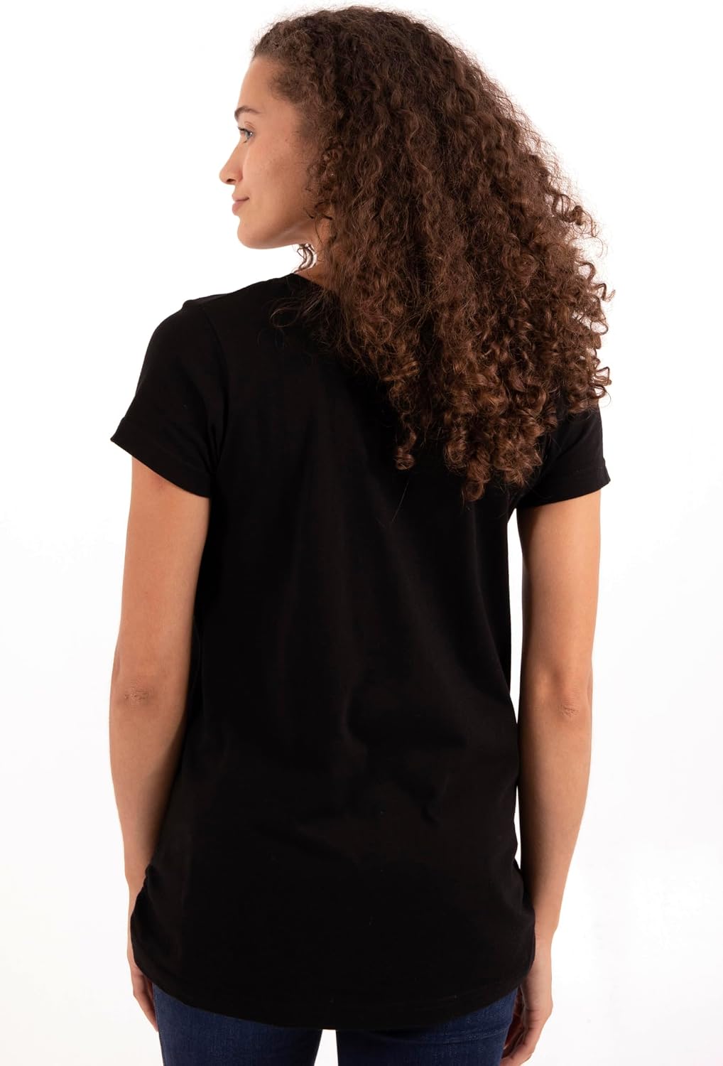 Womens Maternity Oops I Did it Again Expecting T Shirt Tee Black Small