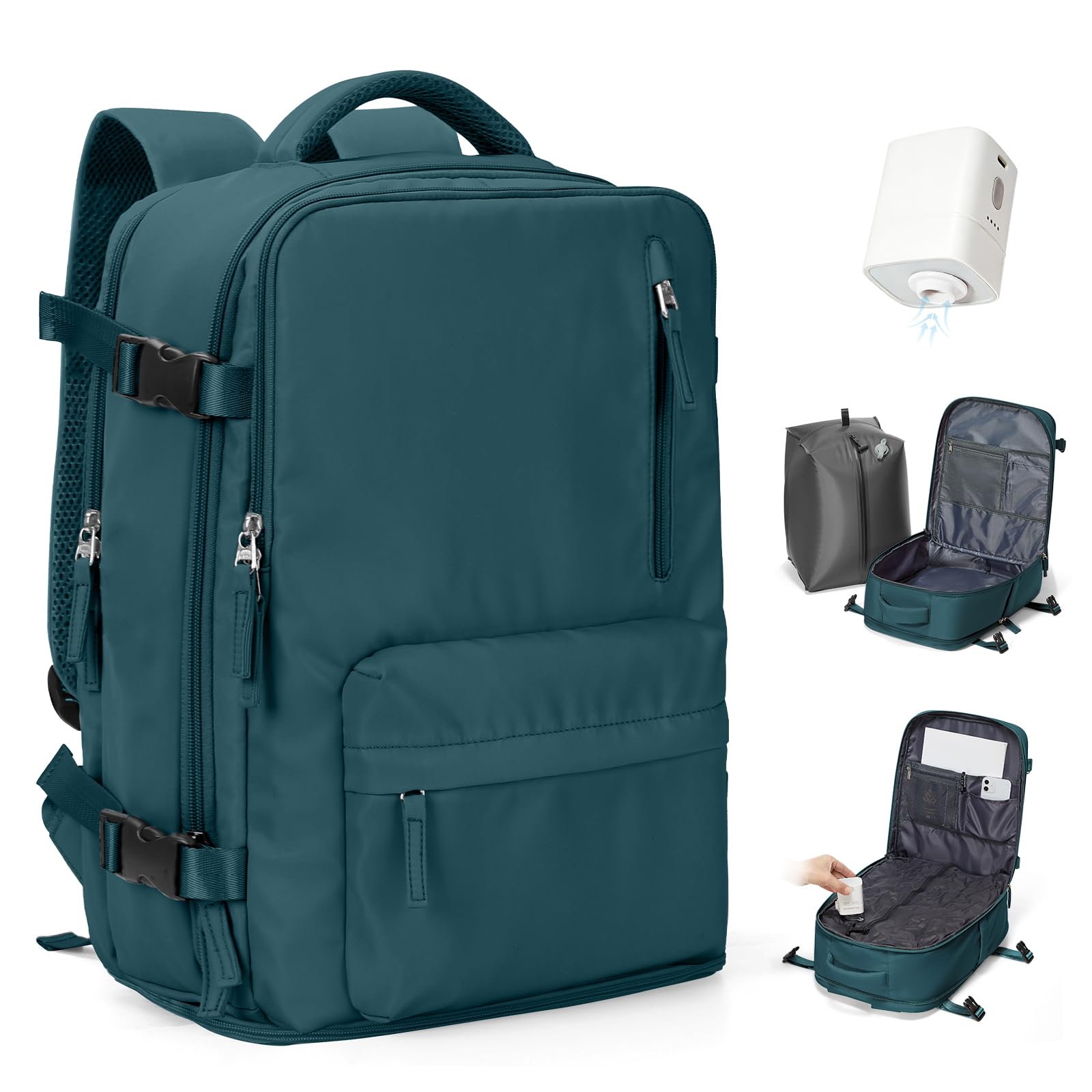 SZSYCN Vacuum Backpack Travel Bag With Pump Ryanair Cabin Bags 40x30x20 Underseat Ryan Air Hand Luggage 40 x 20 x 25 Carry On Baggage For Flights Backpack With Compression System — view 49