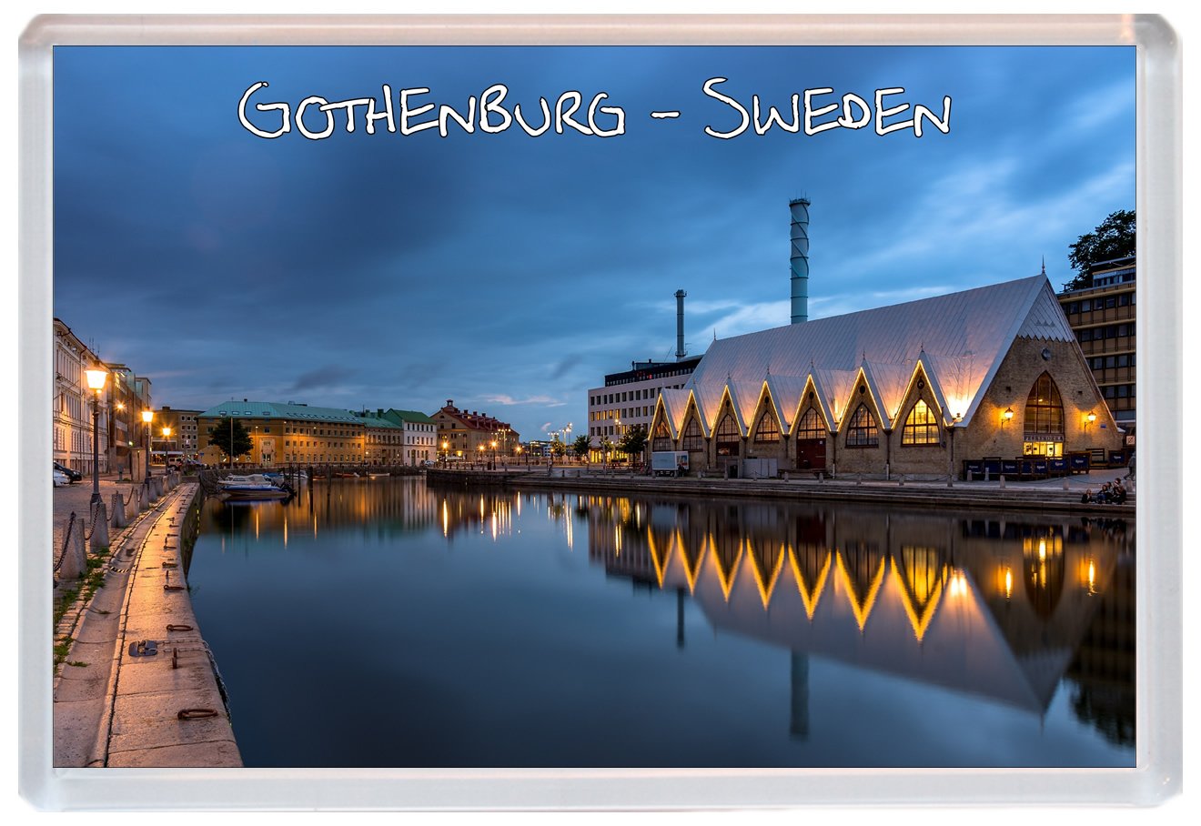 Baked Bean Store Gothenburg - Sweden - Jumbo Fridge Magnet Id258