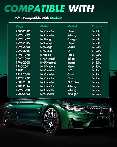 Vista 1258 de SCITOO 1 bobinas de encendido con 4 bujías de iridio para Chevrolet 2011-2015 Cruze 1.4L 2016 Cruze Limited 1.4L 2012-2020 Sonic 1.4L 2013-2021 Trax