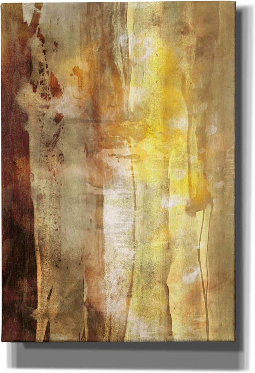 Epic Graffiti 'Golden Glow I' by Sisa Jasper Canvas Wall Art, 18"x12"