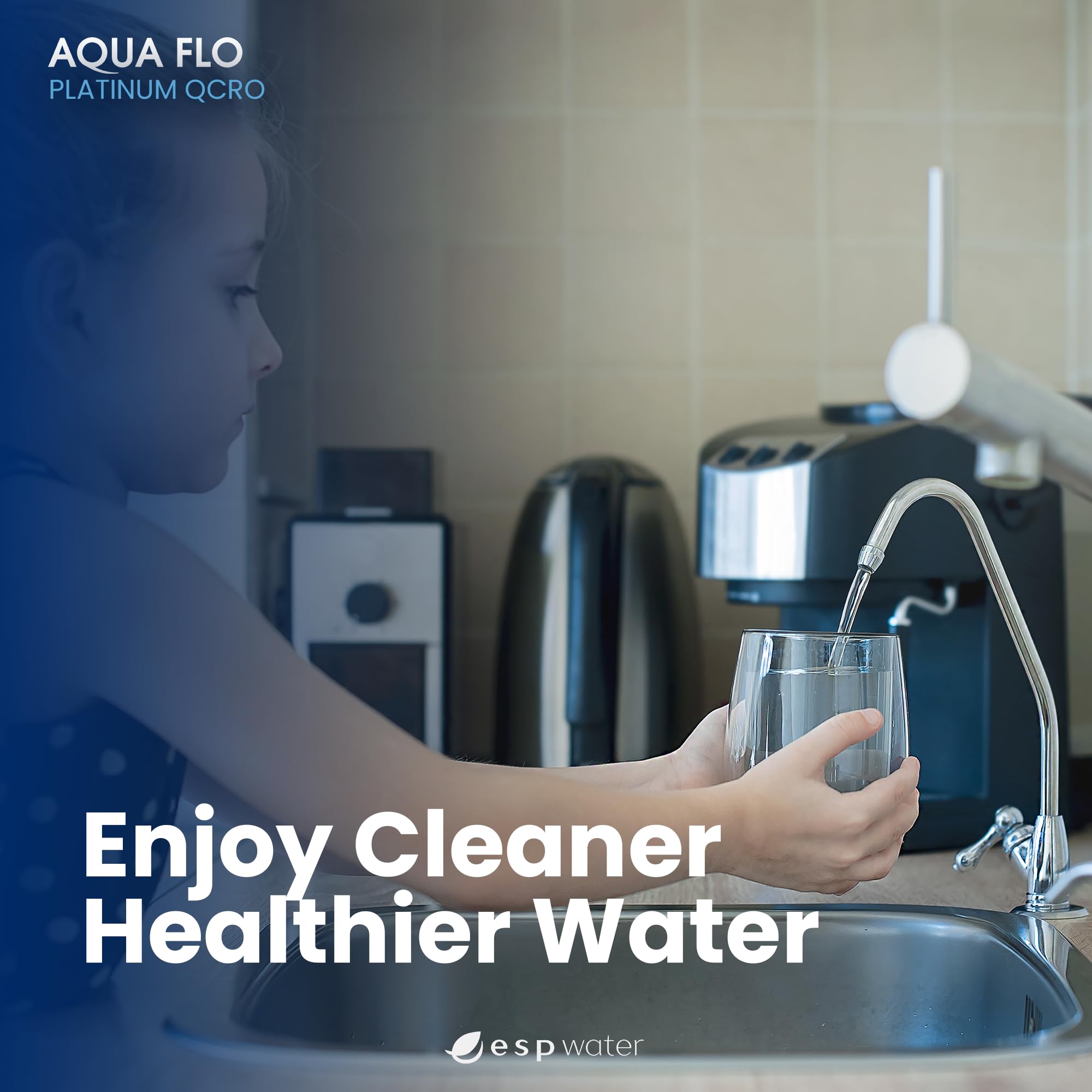 Aqua Flo Platinum QCRO - Kit completo de repuesto de filtro RO de 50 GPD, membrana de ósmosis inversa