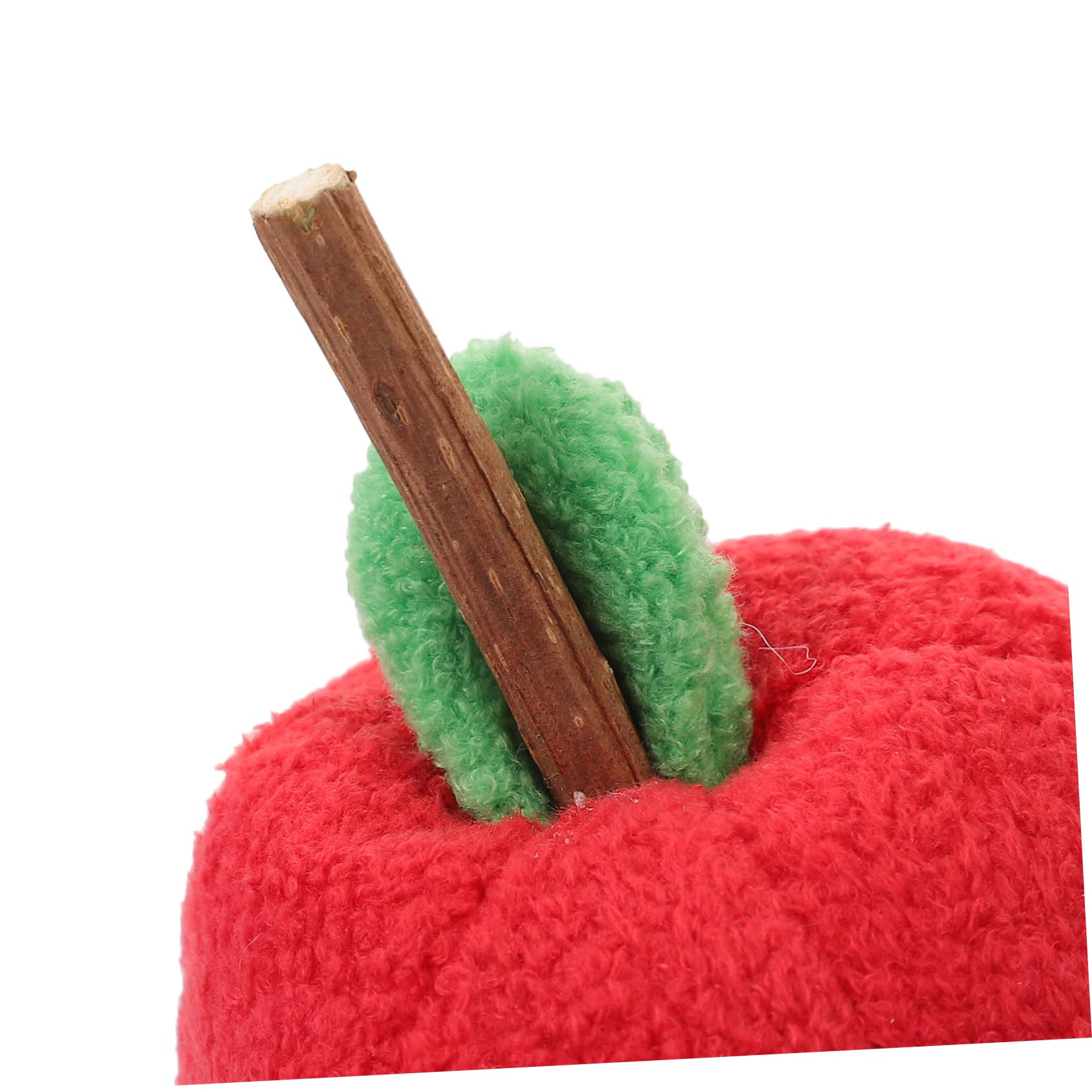 Bâtonnet Jouet pour Chat Fruit Rouge en Peluche, Actinidia Polygama
