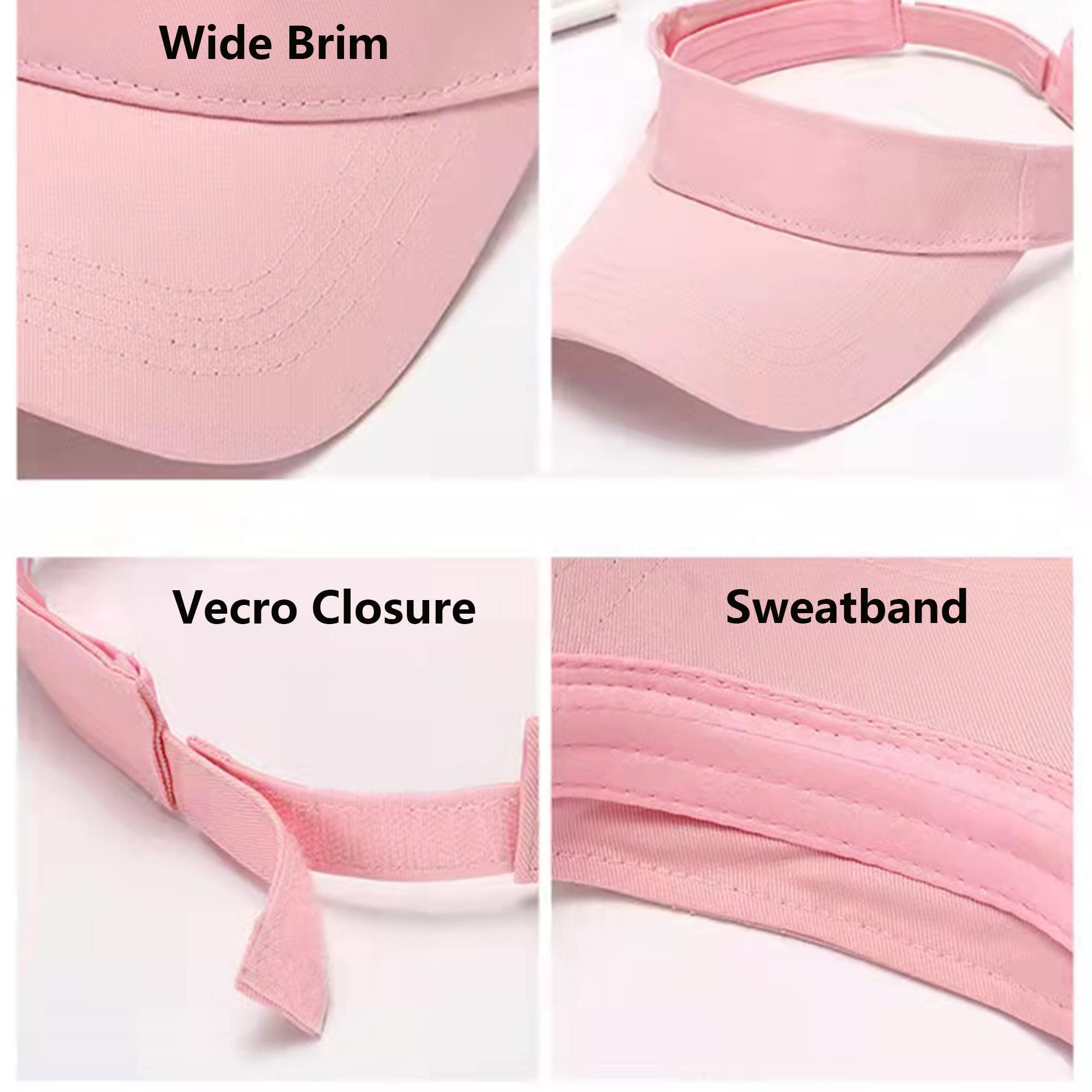 Feng Shui， Visera para niños jóvenes, niñas y niños de 2 a 12 años, Visera de Playa para niños, Gorra Deportiva con protección UV de Verano